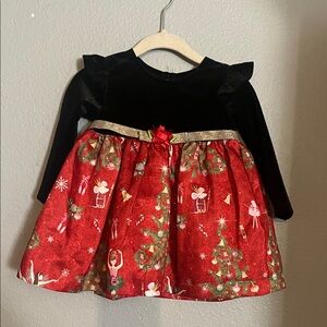 Bonnie Jean holiday dress 6/9 months